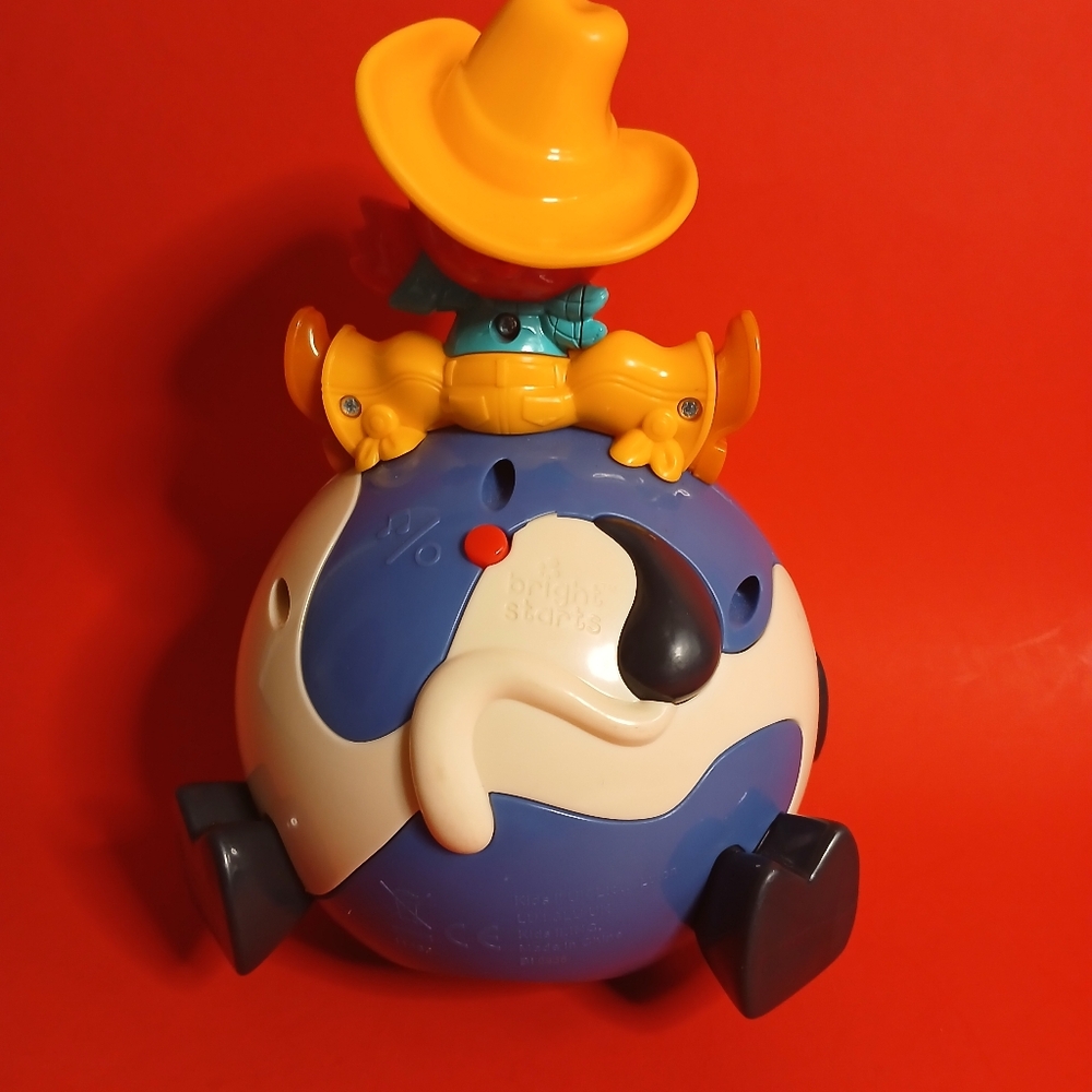 Bright Stars rodeo rooster wobbling musical toy - Picture 4 of 6